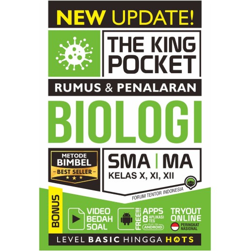 BUKU SMA - NEW UPDATE THE KING POCKET SMA MATEMATIKA., KIMIA, BIOLOGI, FISIKA / BUKU POCKET SMA-BIOLOGI