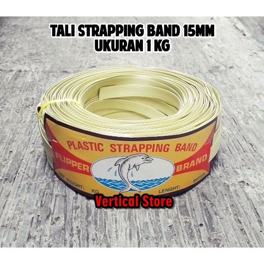 

Tali Kuning Strapping Band 1kg / Tali Packing Kuat Straping Band 15mm