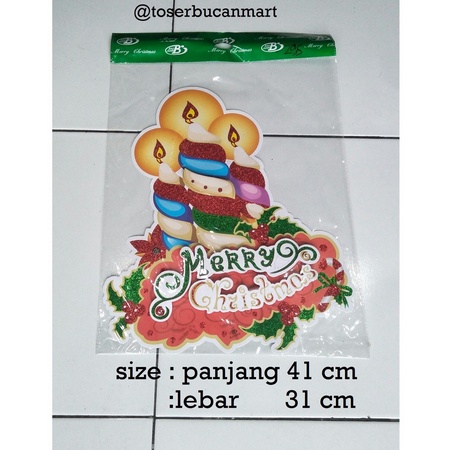 HIASAN NATAL/DEKORASI NATAL/HIASAN DINDING/GARLAND