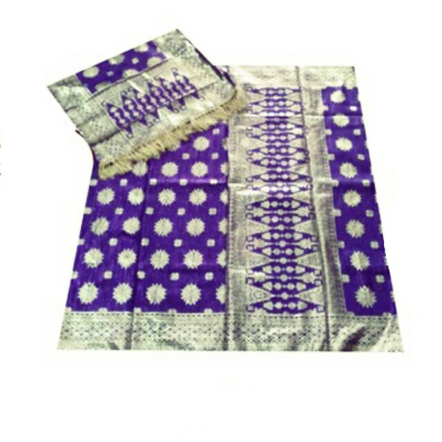 Songket Palembang Cantik manis ungu