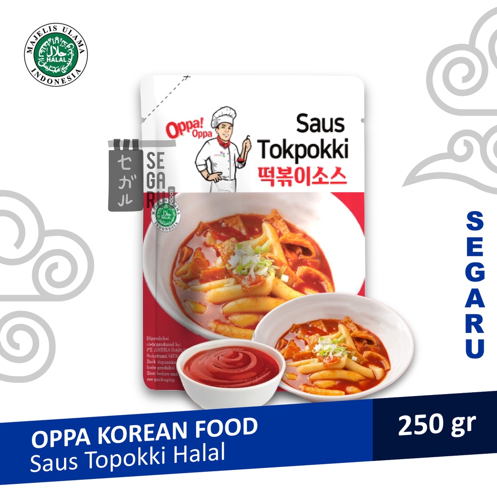 Bumbu Saus Topokki Tokpoki Tteokbokki Tokpokki Odeng OPPA Halal 250gr