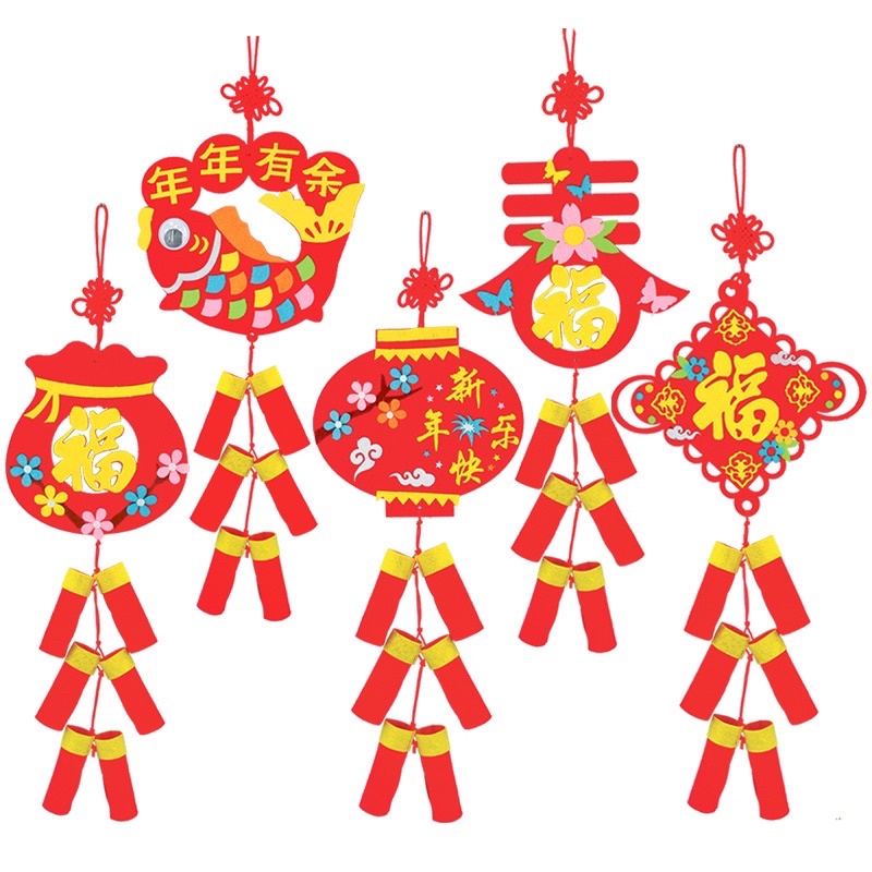 DIY IMLEK FIRECRACKER CHINESE NEW YEAR MAINAN EDUKASI