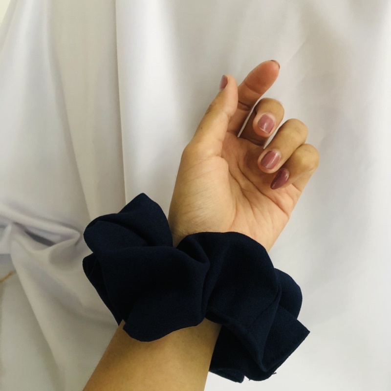 SCRUNCHIE IKAT RAMBUT / wanita ponytail rambut kain karet