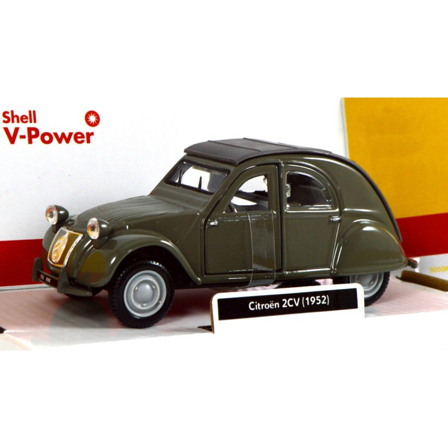 Shell Bburago Classic Collection Citroen 2CV 1952 GREEN (1:32)