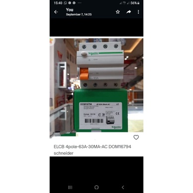schneider elcb 4p.63a