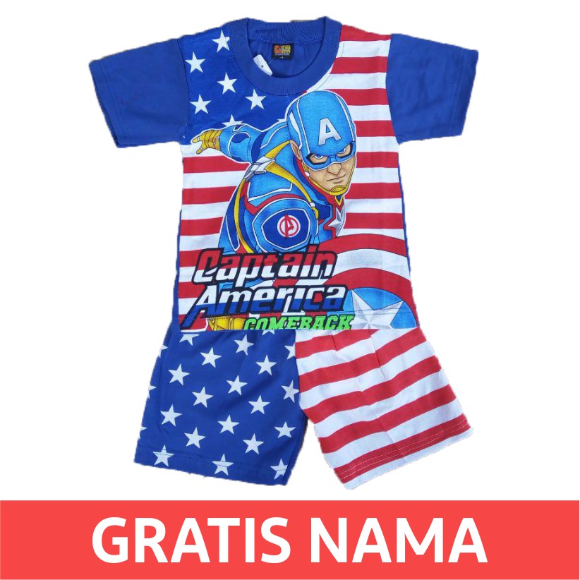 Baju Anak Captain America