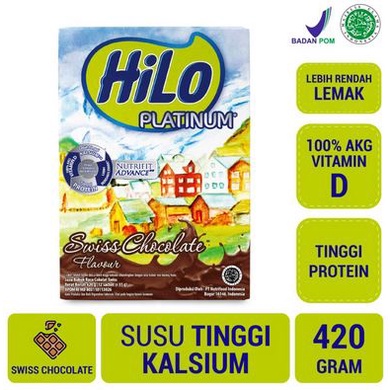 

HiLo Platinum Swiss Chocolate (12 Sachet) - Susu Tinggi Kalsium