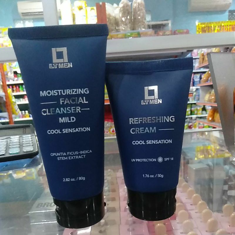 LT MEN Paket Hemat Isi 2(Facial Wash+Refreshing Cream)