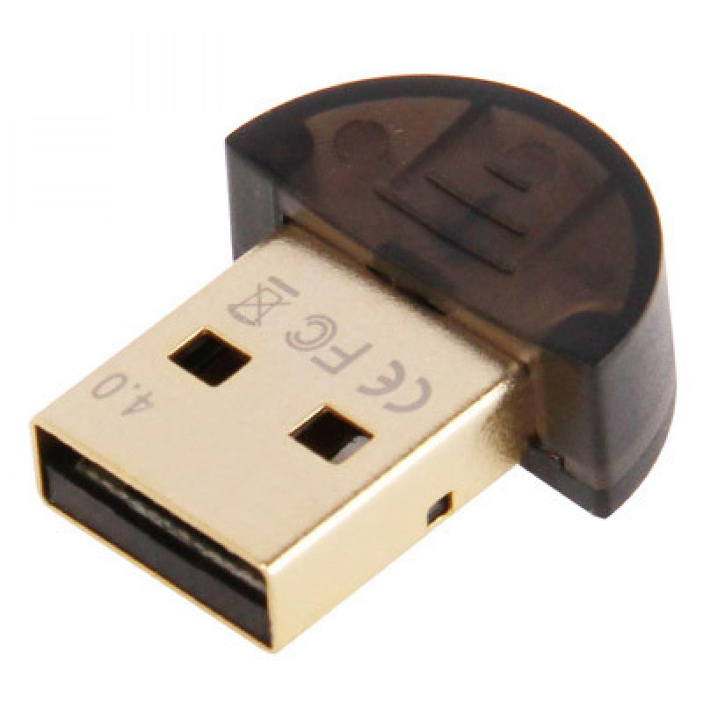 Golden Plated USB Bluetooth Receiver V4.0 Chipset Bluetooth Dongle Koneksi ke Laptop Mudah Digunakan