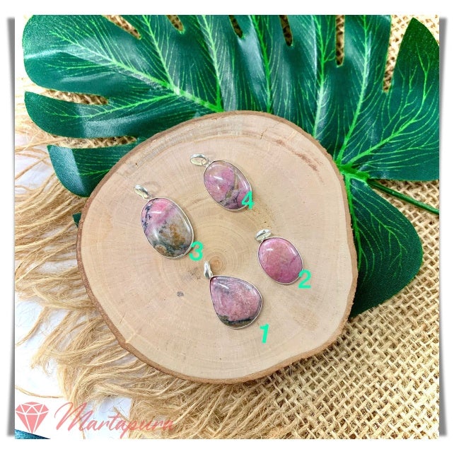 LLM0037 Liontin Ring Perak Batu Red Borneo