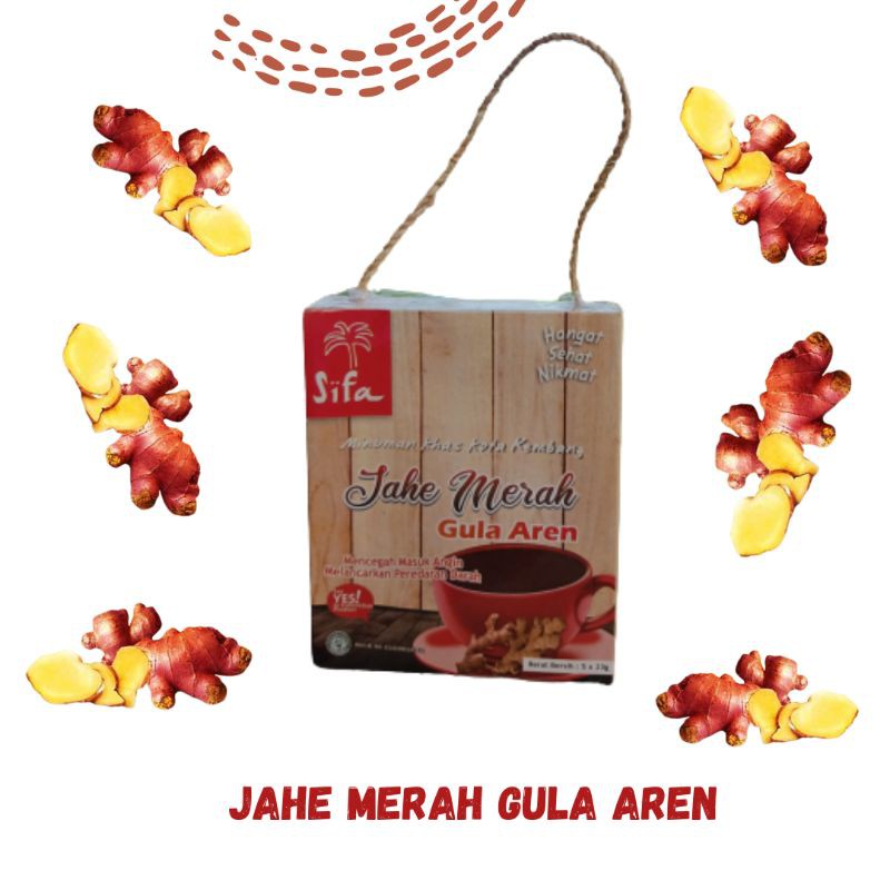 

Jahe merah dengan gula aren asli sifa Bandung