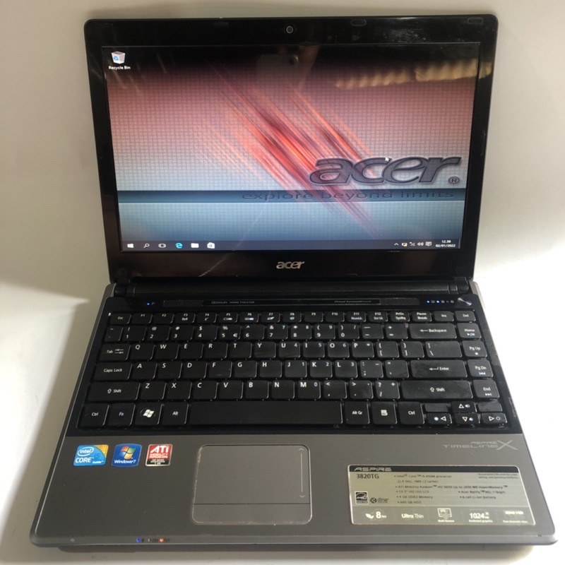 Laptop Editing Design - Acer TimelineX 3820TG - Core i5 Ram 8GB