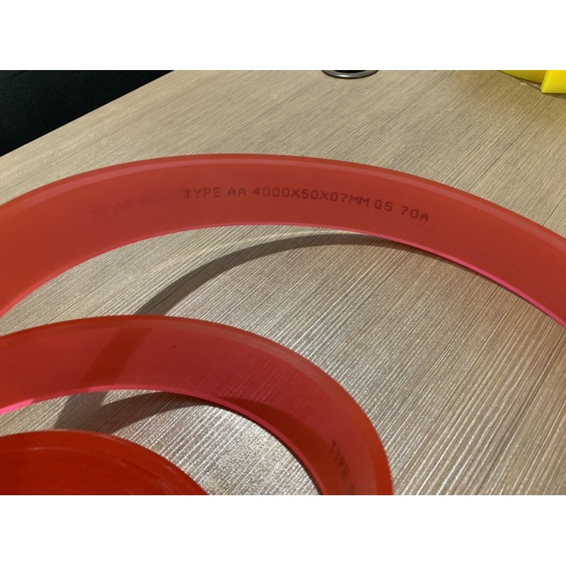 RAKEL SABLON MERAH WATER BASED 7mmx50mx4000cm HARGA PER CM