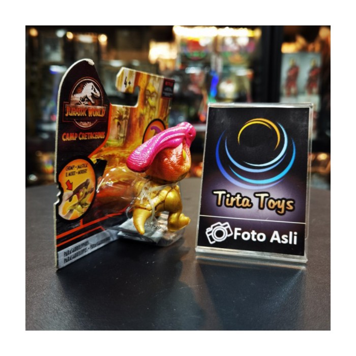 MATTEL SNAP SQUAD WAVE 7 PARASAUROLOPHUS METALIK CAMP CRETACEOUS murah Berkualitas