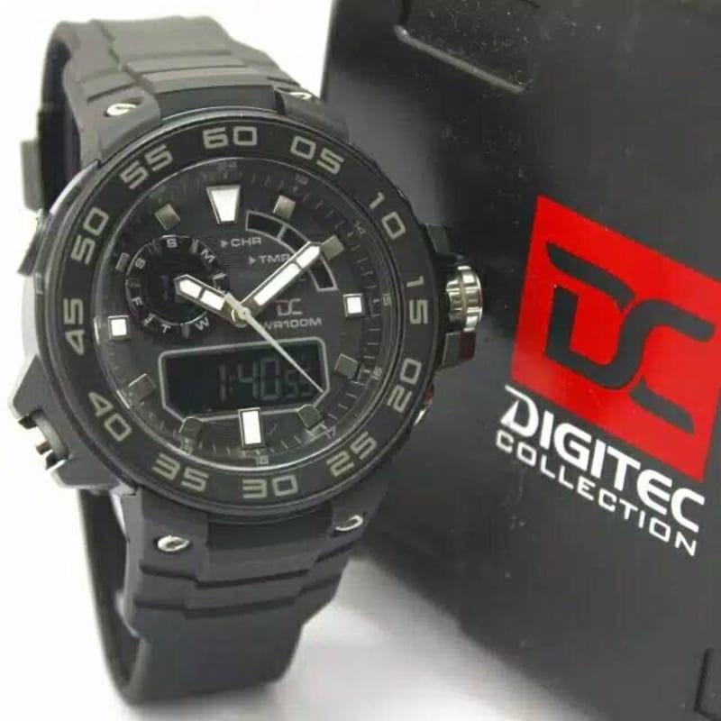 Jam Tangan Pria Digitec Collection 5015 Rubber Original