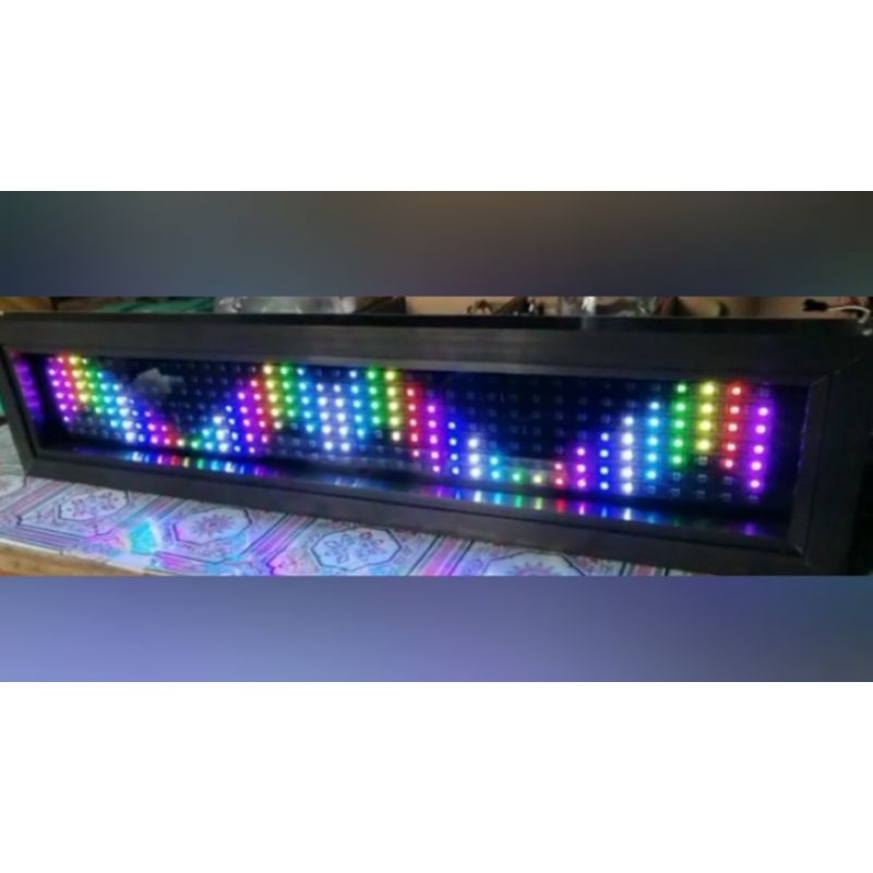 MODULSTROBO RUNNING TEKS MINI 7BARIS LED WS2812B