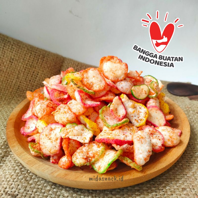 

kerupuk seblak kencur pedas 250 gr