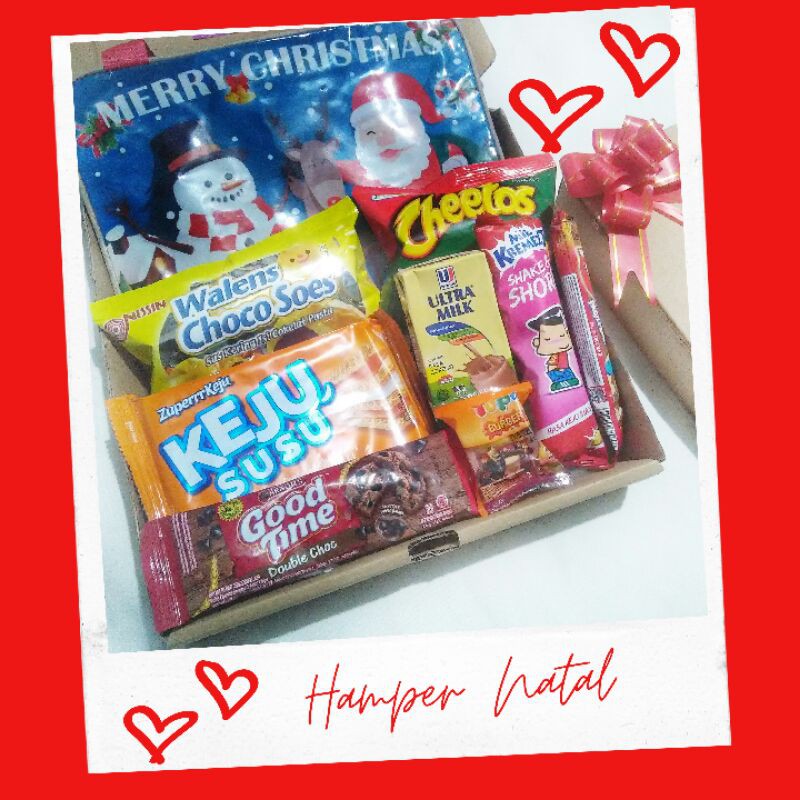 

Hampers / Parcel / Paket Gift box Natal ( include tas tenteng natal)