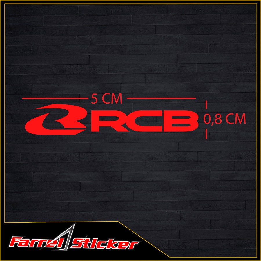 Stiker RACING BOY sticker RCB Mini