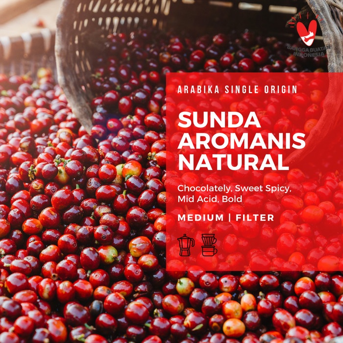 

Arabika Sunda Aromanis 200 Gr Roast Bean Coffee Kopi Biji Matang