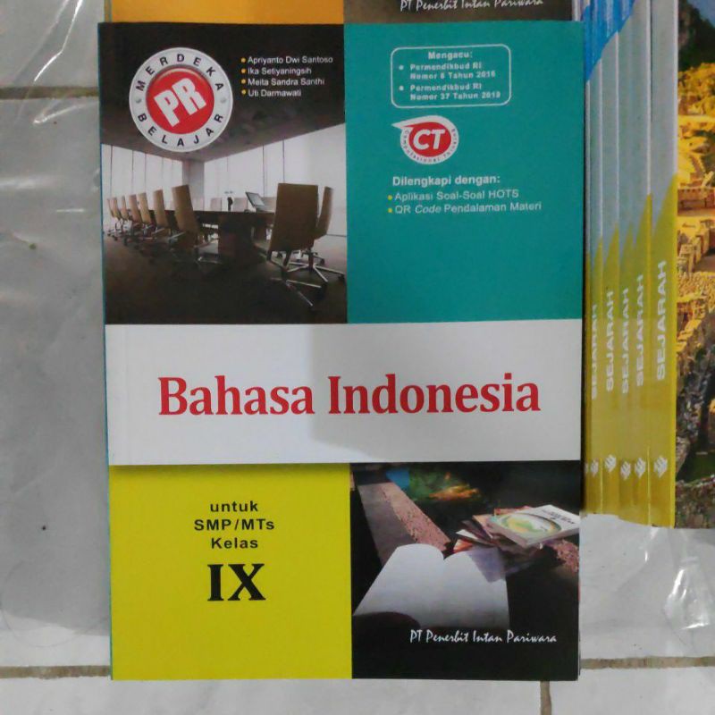 Buku PR Bahasa Indonesia SMP Kelas IX-9 Terbaru Intan Pariwara