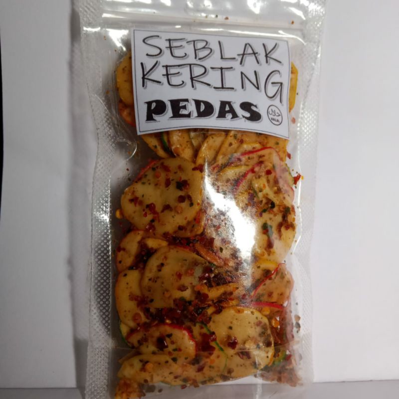 

Seblak kering pedas daun jeruk