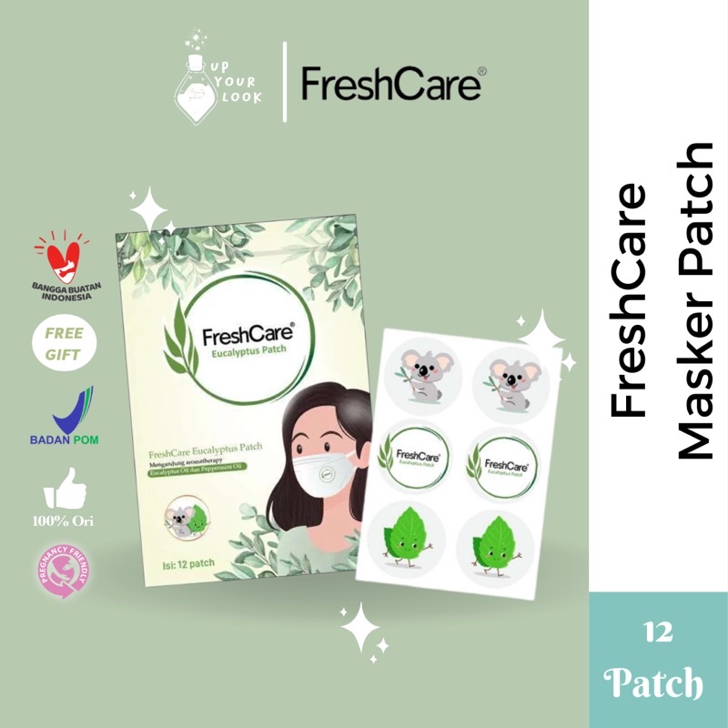 ✨Up Your Look✨ Freshcare eucalyptus patch masker mask pewangi masker stiker sticker