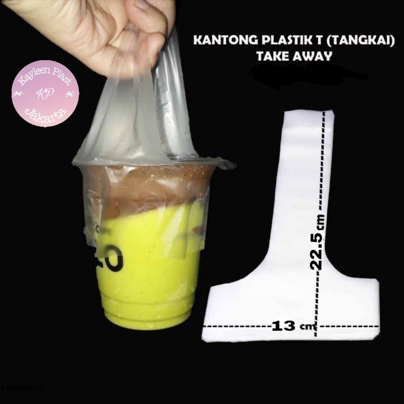 KANTONG PLASTIK TAKE AWAY (PLASTIK JINJING) TENTENG hd T ES DUM DUM