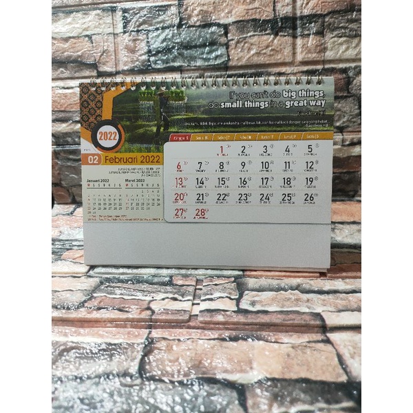 

Kalender meja tahun 2022 motivasi alam 1 KM 05