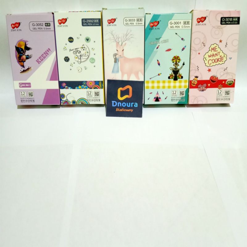 

ECER ( 1 PCS ) Pulpen Karakter Lovein Zhi Xin Gel Pen Karakter Lovein Zhi Xin