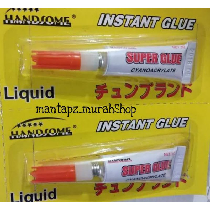 

Lem Cair Korea Renceng / Super Glue Handsome Murah (/PCS)