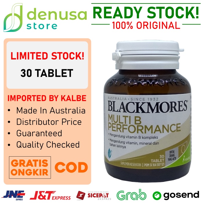 Jual Blackmores Multi B Performance 30 Tablet Vitamin Executive B