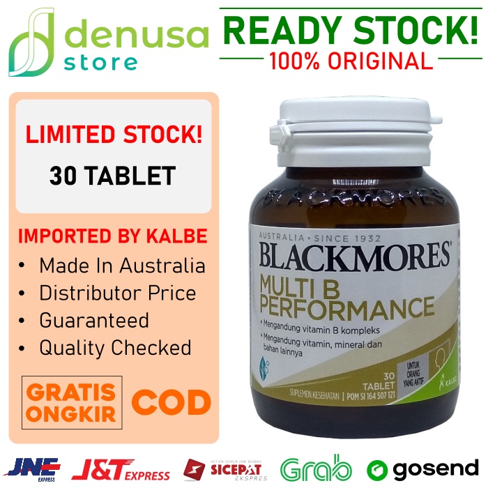 Jual Blackmores Multi B Performance 30 Tablet Vitamin Executive B ...