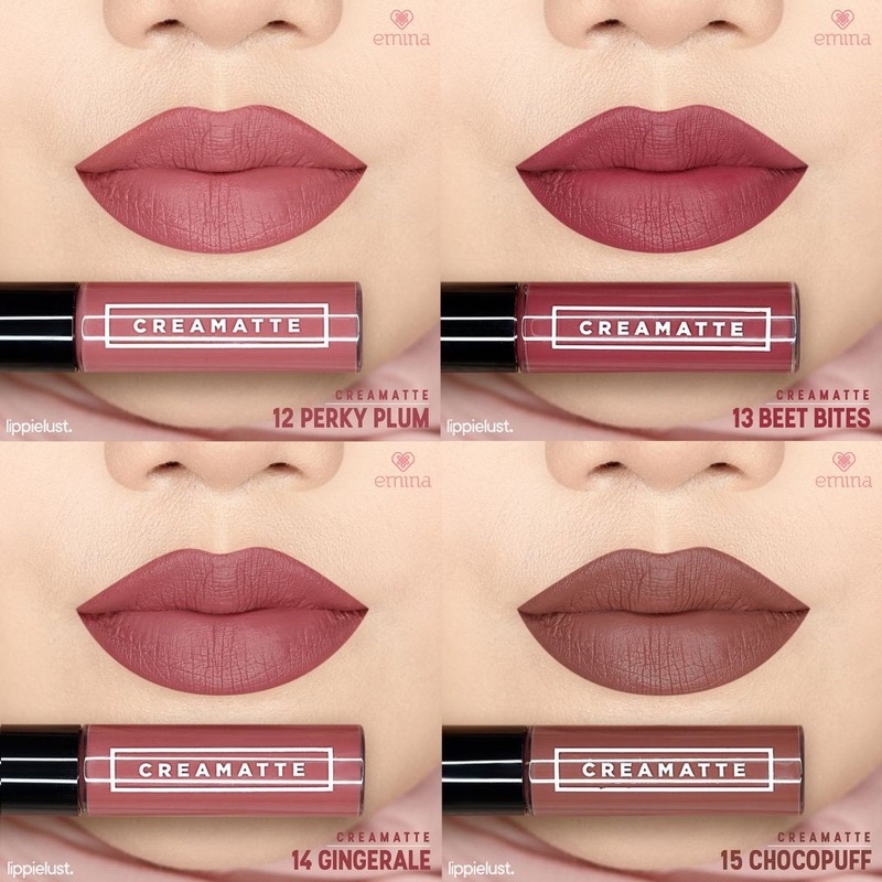 EMINA CREAMMATTE SERIES TERDAPAT 17VARIAN WARNA