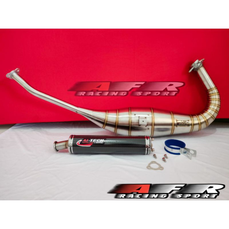 Knalpot AI-TECH Ninja R RR Stainless Step original bukan cobra .