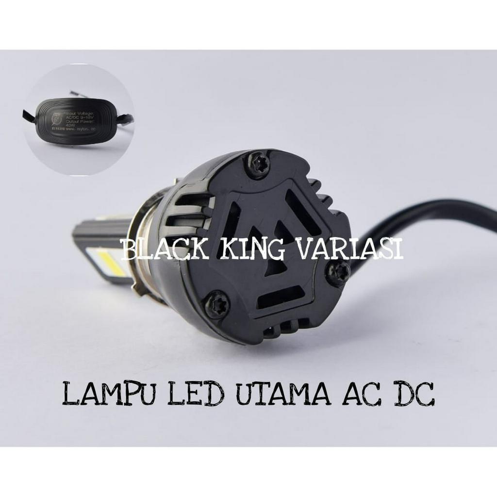 Lampu Led Motor 3 Sisi M02G RTD Lampu Utama H4 H6 Led 3 Mata Headlamp Lampu Utama Bohlam Motor RTD