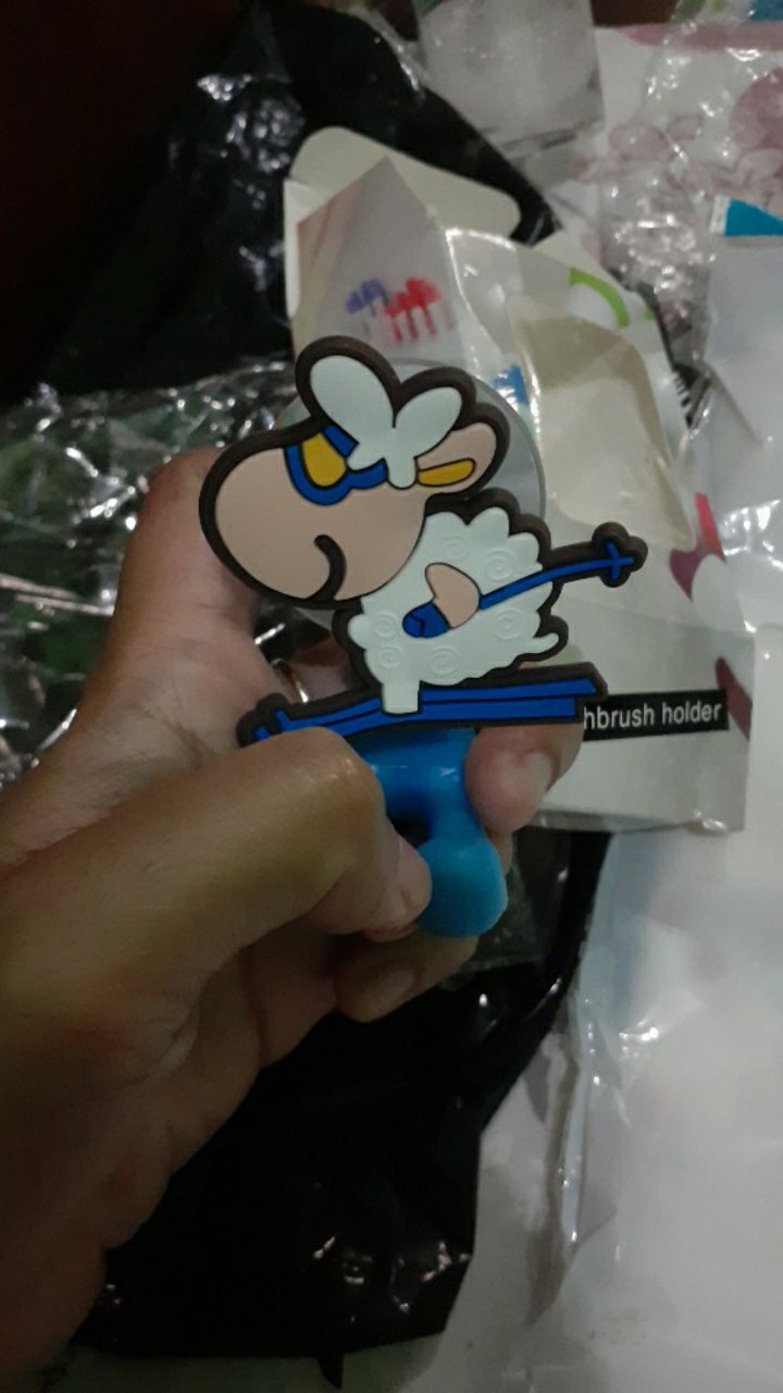 At-202 Tempat Sikat Gigi Anak Dan Dewasa Motif Lucu / Gantungan Sikat Gigi Dinding Kaca Kamar Mandi