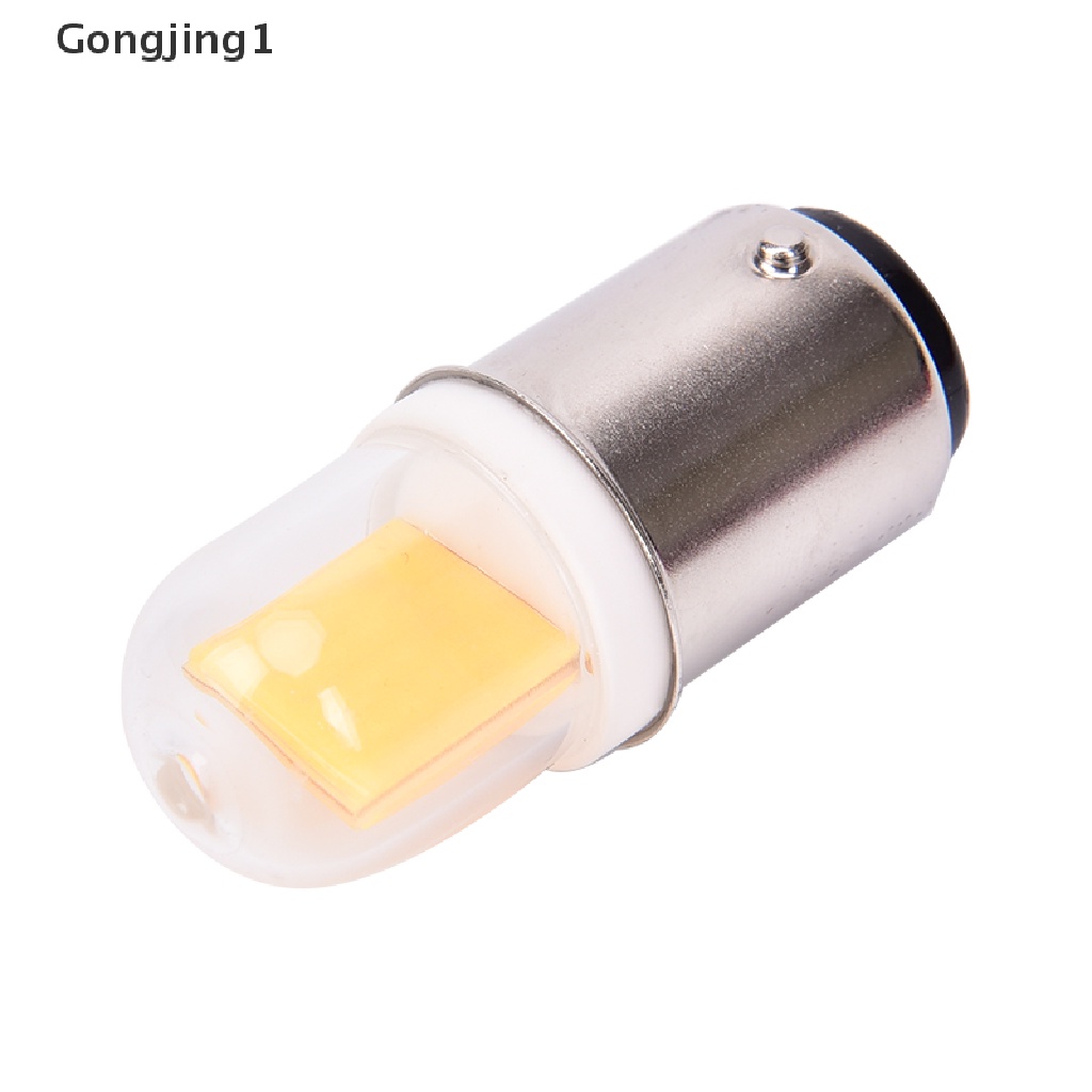 Gongjing1 BA15D Lampu Bohlam LED COB 5W 110V 220V AC Untuk Mesin Jahit