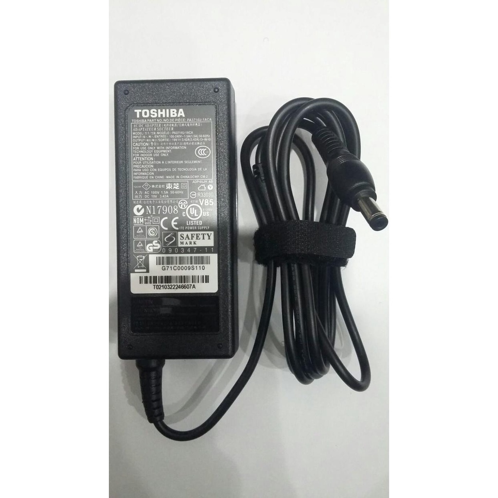 Adaptor Charger Laptop Toshiba 19V - 3.42A - ORIGINAL