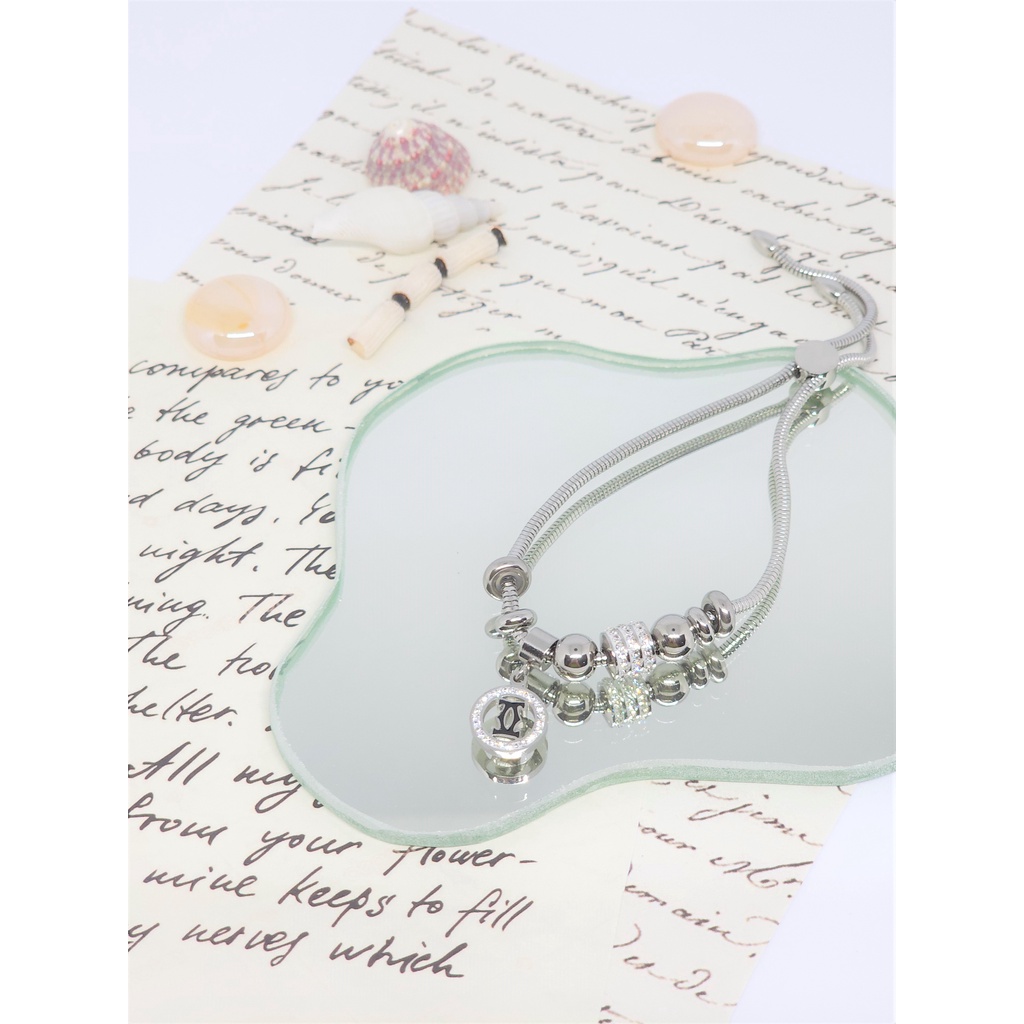 Eloise Bracelet / Gelang Titanium/ Gelang Serut