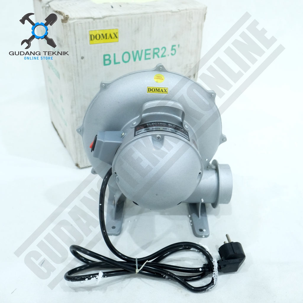 Blower Keong 2.5&quot; DOMAX / Mesin Elektrik Blower 2.5 Inch DOMAX Taiwan - Blower Angin Keong DOMAX