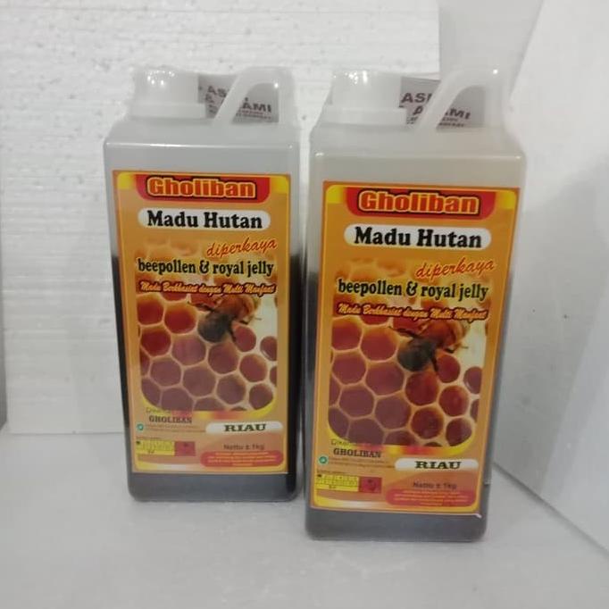 

Madu Hutan Riau Gholiban 1 Kg 1Kg Plus Bee Pollen Dan Royal Jelly Moomtaz