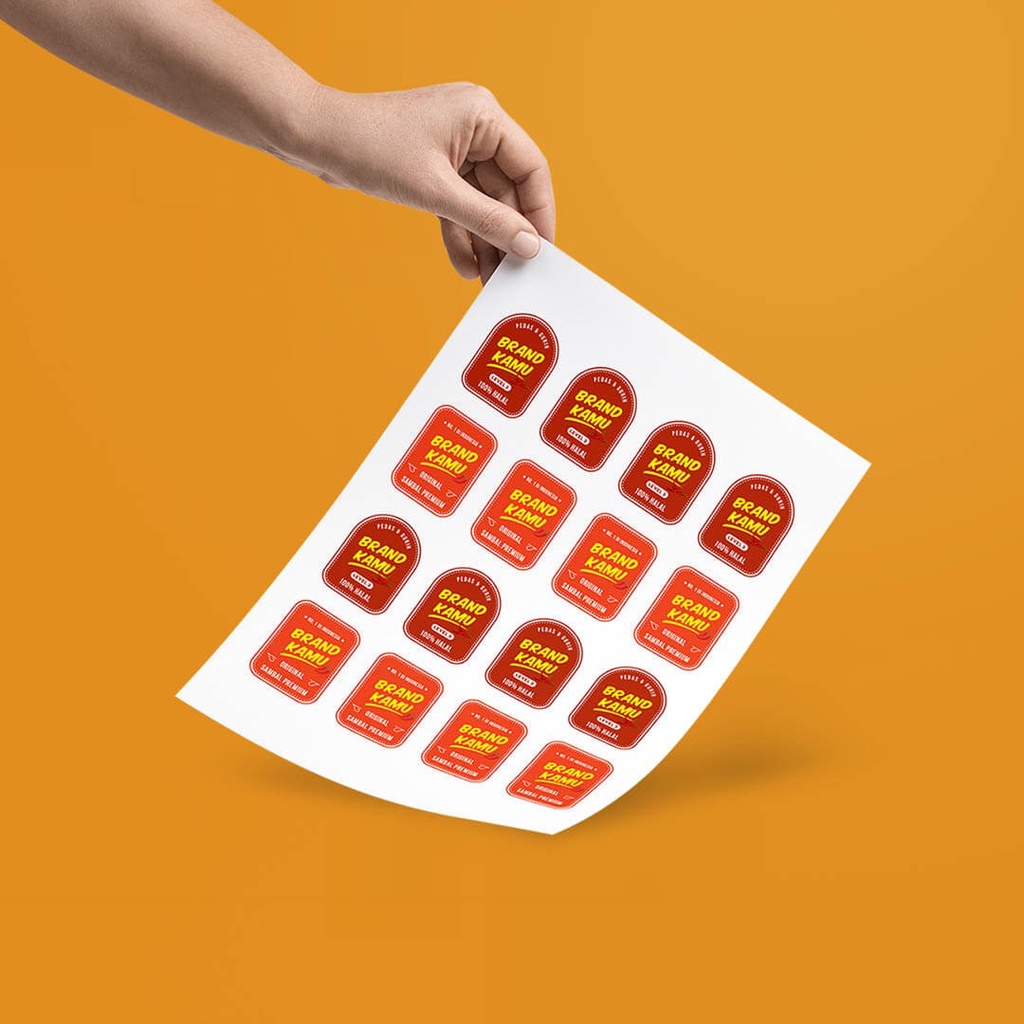 Cetak Stiker, Cetak Sticker, Cetak Label