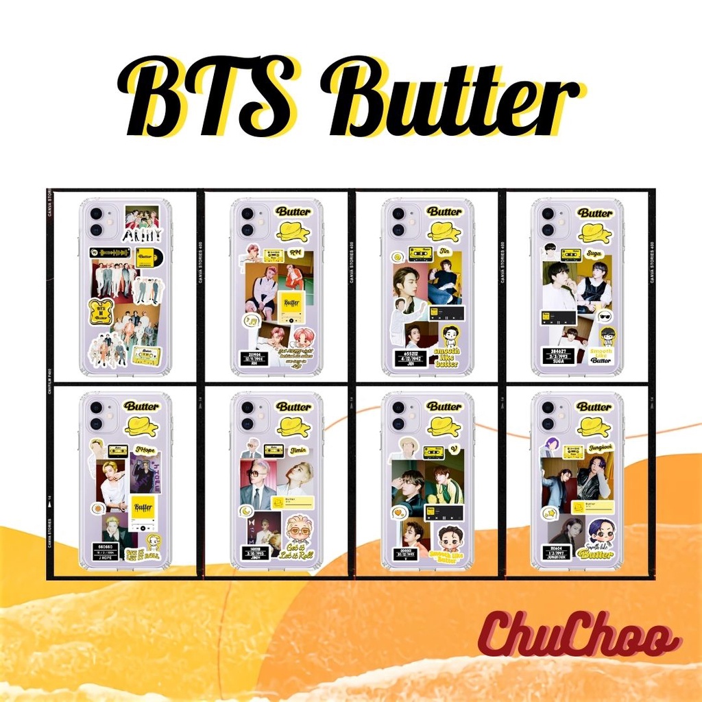 ChuChoo DIY Case BTS BUTTER FREE Keychain Lightstick BTS (Baca Deskripsi)