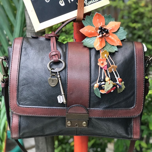 Leather Bag VRI Messenger by Fossil