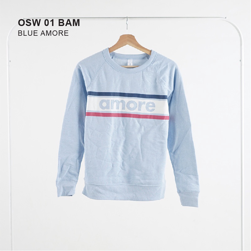 Sweatshirt Wanita- Fleece Relaxed Sweatshirt [OSW 01 GAB 2]-5