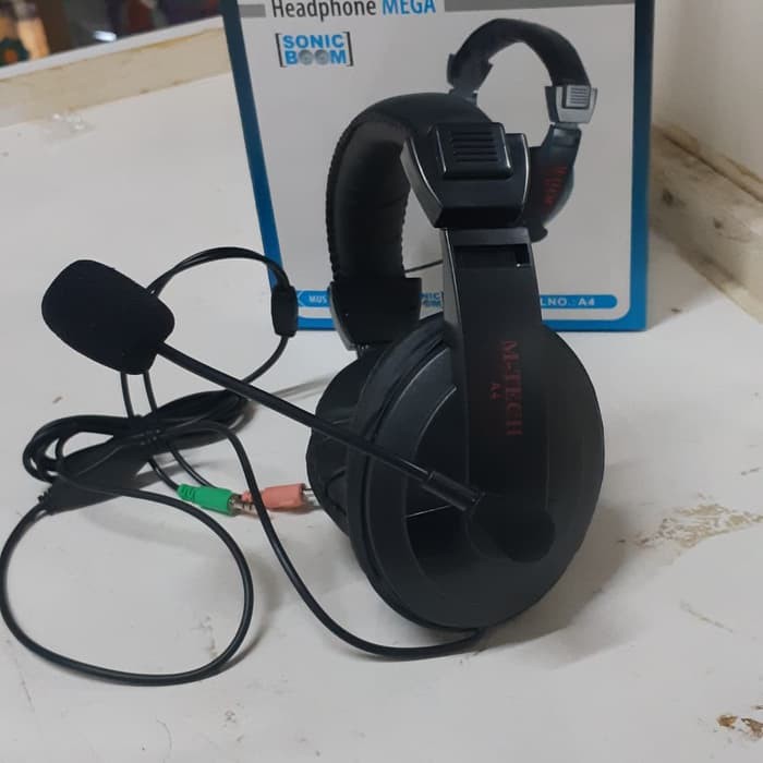 Headset Gaming M-Tech A4 Jack 3.5mm Mtech A4 Headphone Audio