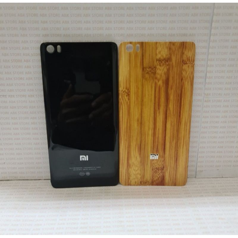 BACKDOOR BACK COVER KESING XIAOMI REDMI NOTE BAMBU TUTUP BELAKANG