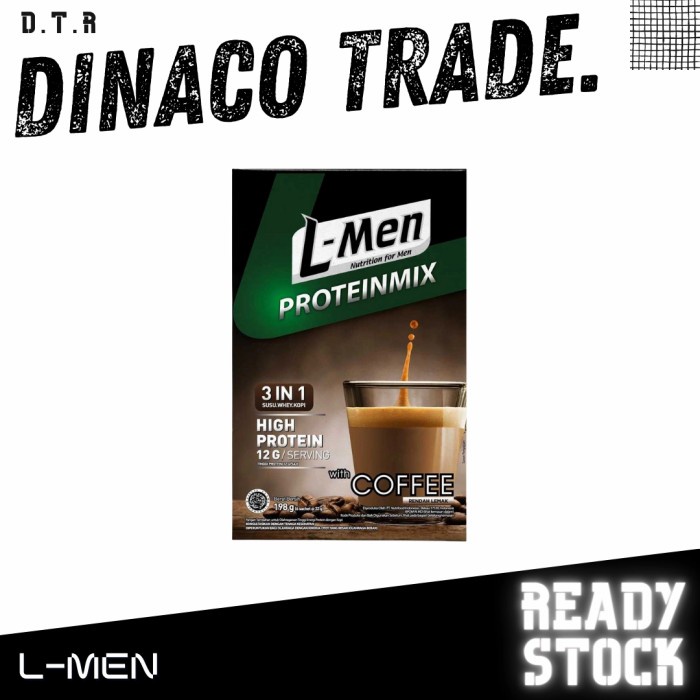 

L-Men LMen L Men ProteinMix Protein Mix Coffee / Kopi Protein