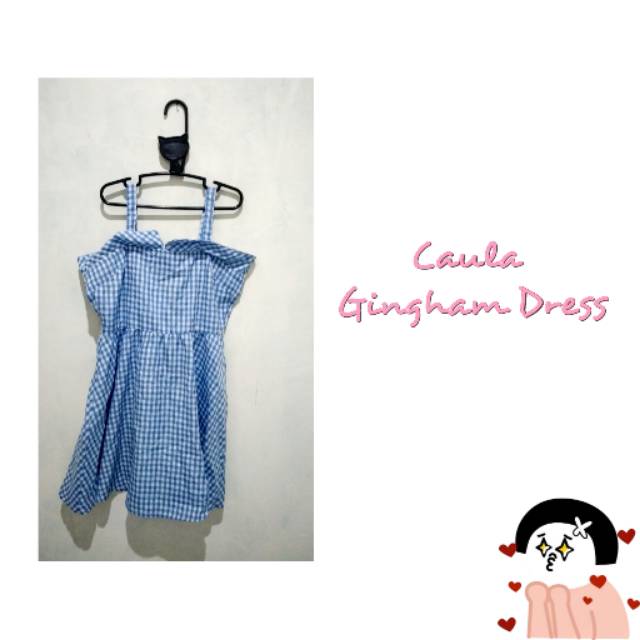 GINGHAM DRESS | KAWAII GINGHAM DRESS | DRESS LUCU | DRESS PRELOVED